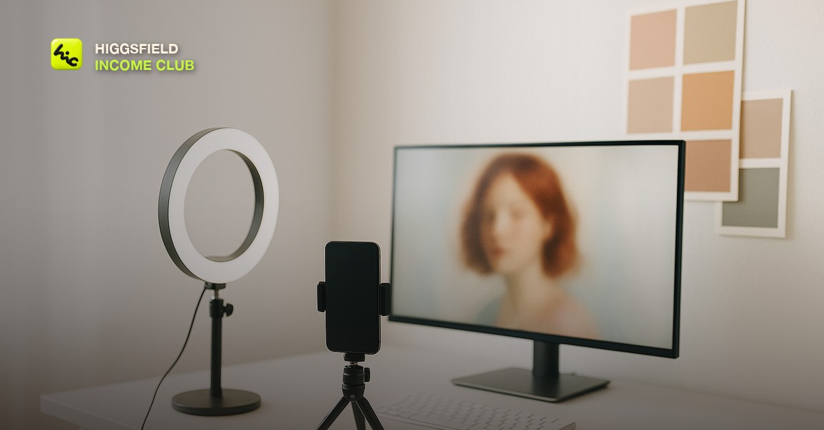 Higgsfield Income Club - building a consistent AI influencer character with Higgsfield, from the Identity Anchor Kit to a posting cadence