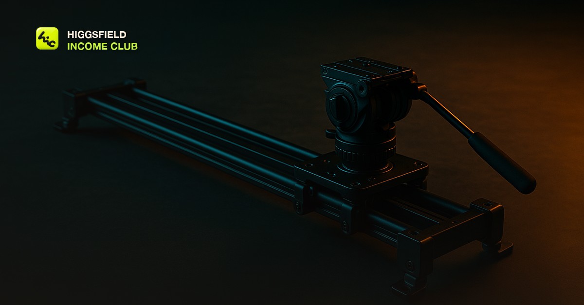 Higgsfield Income Club - controlling camera motion in an AI generated video shot